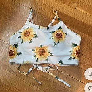 sunflower swimsuit top